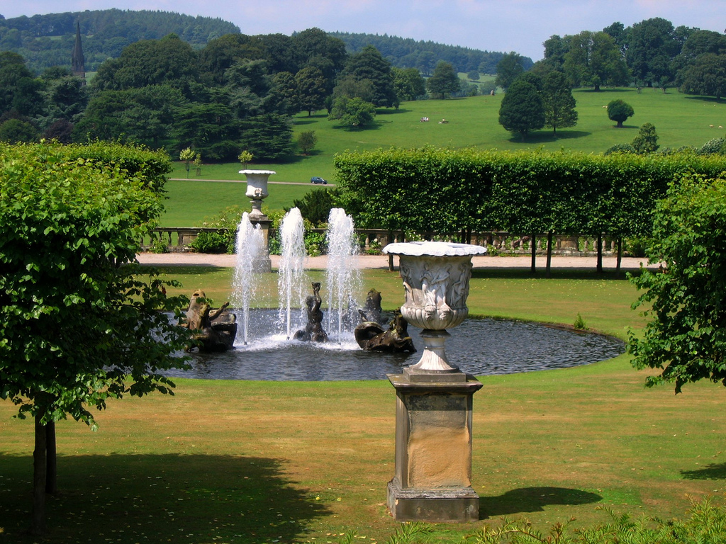 Английский парк картинки. Бенхам парк Англия. Chatsworth сад.