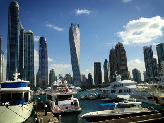 Dubai Marina where we are residing